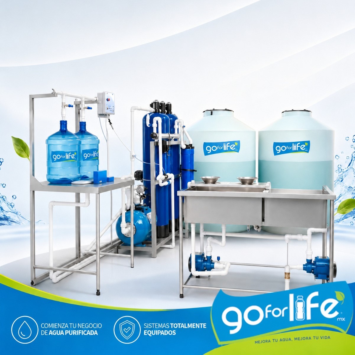 Purificadora de agua GFL-200