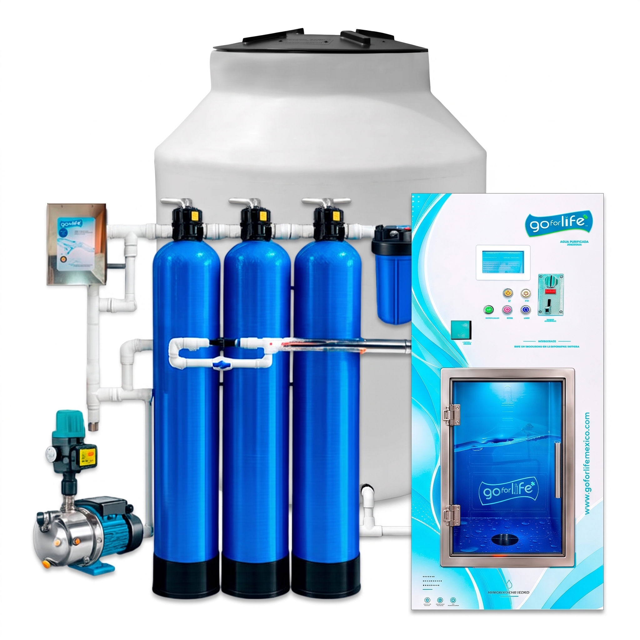 Ventana Automatica Despachadora de Agua Plus